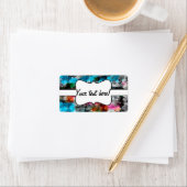 Étiquette Texture colorée (En situation)