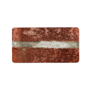 Étiquette Texture de ciment en béton de mur de briques rouge