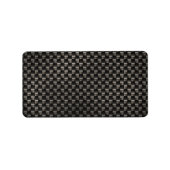 Étiquette Texture de fibre de carbone (Devant)