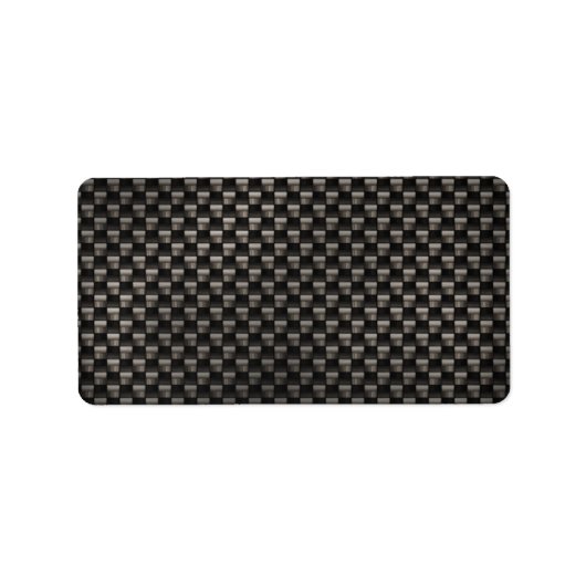 Étiquette Texture de fibre de carbone (Devant)