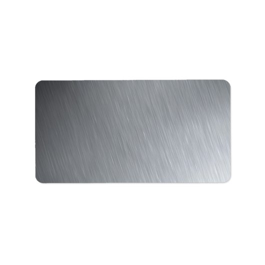 Étiquette Texture en acier inoxydable avec éclairages (Devant)