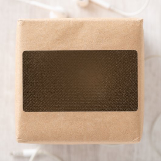 Étiquette Texture en cuir (En situation)