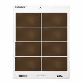 Étiquette Texture en cuir (Feuille entière)