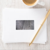 Étiquette Texture en cuir noir (En situation)