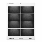 Étiquette Texture en papier noir pour Arrière - plan (Feuille entière)