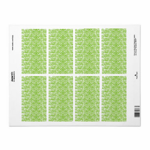 Étiquette Texture Vert Citron Grunge