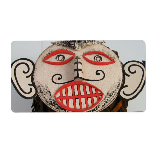 Étiquette Thailande Fantôme, Festival Phi Ta Khon Mask, Loei (Devant)