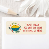 Étiquette That's Amore Italian Food CUSTOM Wedding Address (En situation)