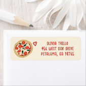 Étiquette That's Amore Italian Food CUSTOM Wedding Address (En situation)
