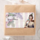 Étiquette Thé au Petit Trianon - rose (En situation)