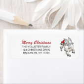 Étiquette The Flying Christmas Goat (En situation)