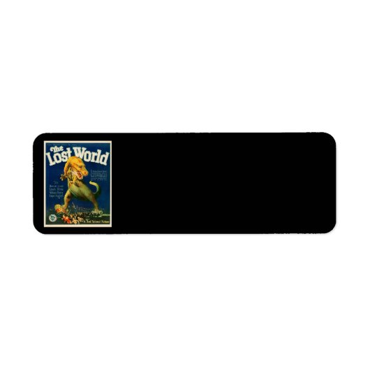 Étiquette The Lost World Return Address Label (Devant)