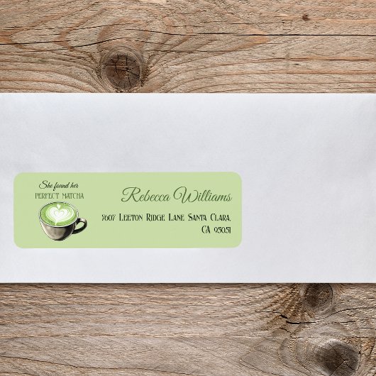 Étiquette Thème élégant de café, correspondance parfaite pou