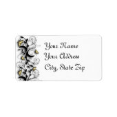 Étiquette Thème Papillon (Devant)