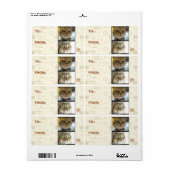 Étiquette Thermomètre (Feuille entière)