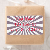 Étiquette Thunder_Cove de Starburst Abstrait (En situation)