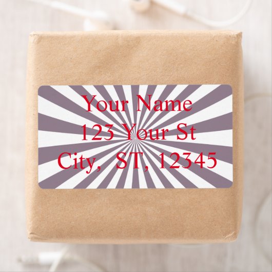 Étiquette Thunder_Cove de Starburst Abstrait (En situation)