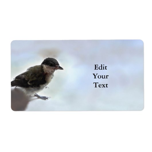 Étiquette Tidi my Bird le Parus Major (Devant)