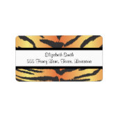 Étiquette Tiger, Tiger, Poster de animal, Jungle (Devant)