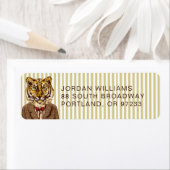 Étiquette Tigre En Soirée Porter | Ajouter Votre Nom (En situation)