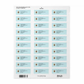 Étiquette Timbre postal photo (Feuille entière)