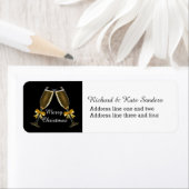 Étiquette Toast Champagne (En situation)