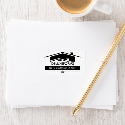 Étiquette Toit noir (En situation)