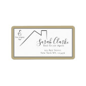 Étiquette Toit noir C21 (Devant)