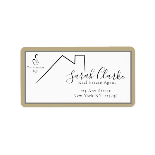 Étiquette Toit noir C21 (Devant)