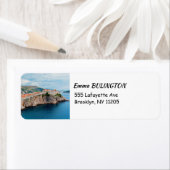 Étiquette Toits et murs de la vieille ville de Dubrovnik - C (En situation)