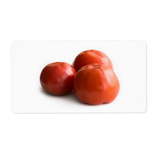 Étiquette Tomate mûre (Devant)