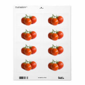 Étiquette Tomates (Feuille entière)