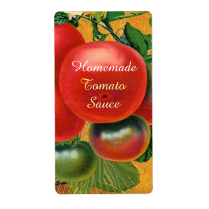 ÉTIQUETTE TOMATOES CHATOUILLERS CANNINGS SAUCE TOMATO
