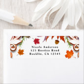 Étiquette Tombons dans l'amour Automne FÊTE DES MARIÉES flor (En situation)