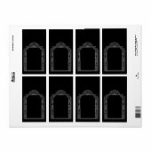 Étiquette Tombstone (Feuille entière)