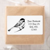 Étiquette Tonnerre de chickadee à calotte noire (En situation)