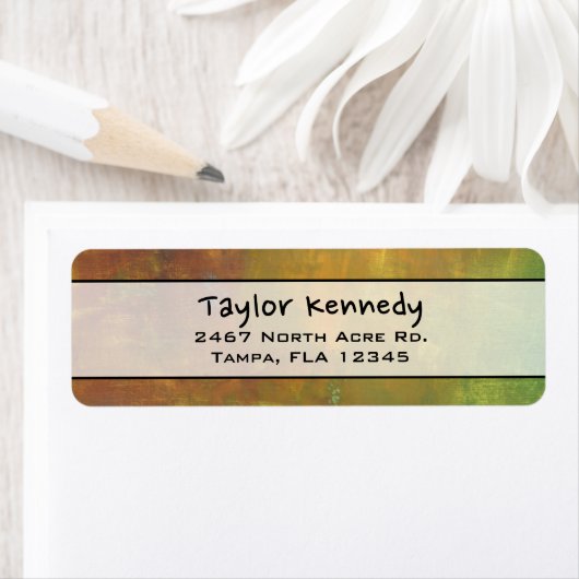 Étiquette Tons rustiques rustiques robustes Abstraits (En situation)