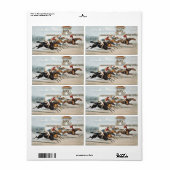 Étiquette TOP Race to Victory (Feuille entière)