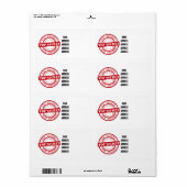 Étiquette Top Secret Seal (Feuille entière)