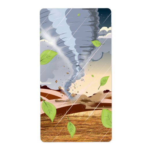 Étiquette Tornade Twister (Devant)