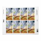 Étiquette Tornado Twister (Feuille entière)