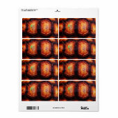 Étiquette Tortois (Feuille entière)