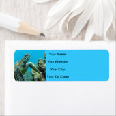 Étiquette Tortues hawaïennes (En situation)