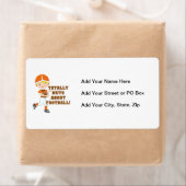 Étiquette Totalement Nuts au sujet du football (En situation)