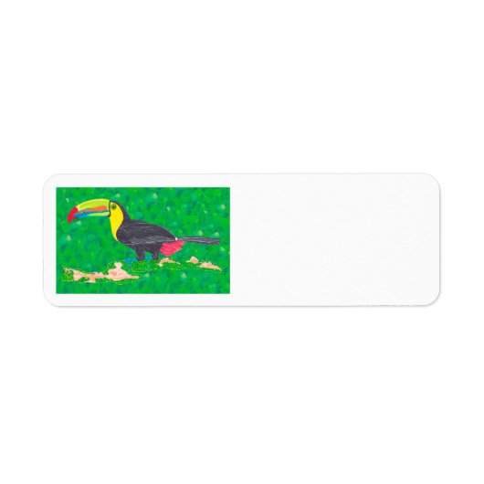 ÉTIQUETTE TOUCAN (Devant)
