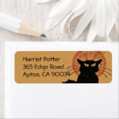 Étiquette Tournée du Conversation Noir, Théophile Steinlen (En situation)