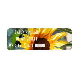 Étiquette Tournesol ardent