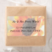 Étiquette Tournesol clair et gras (En situation)