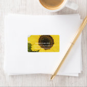 Étiquette Tournesol de l'Oie du matin (En situation)