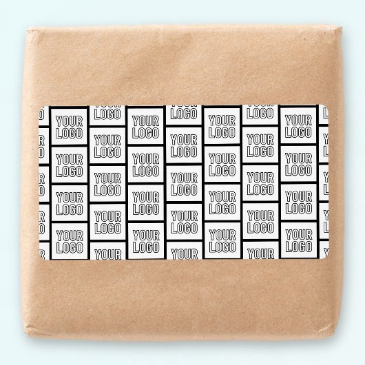 Étiquette Tout motif répétitif de logo ou d'image